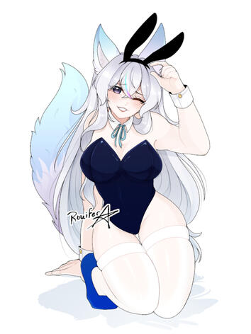 commission (nsfw ver on vgen): @saki_hikarivt as bnnuygirl :3